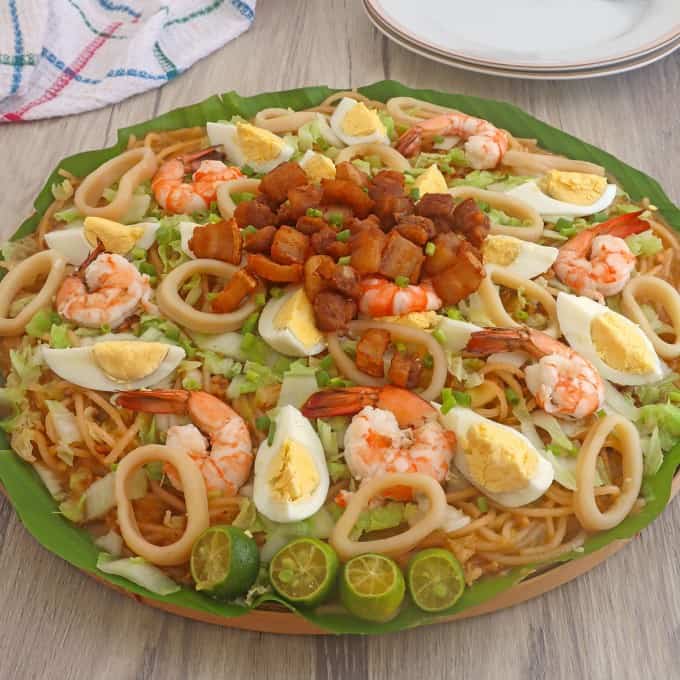 Pancit Malabon配什锦配料GydF4y2Ba