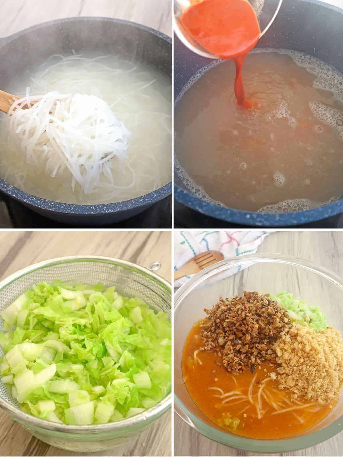 关于如何制作Pancit Malabon的步骤GydF4y2Ba