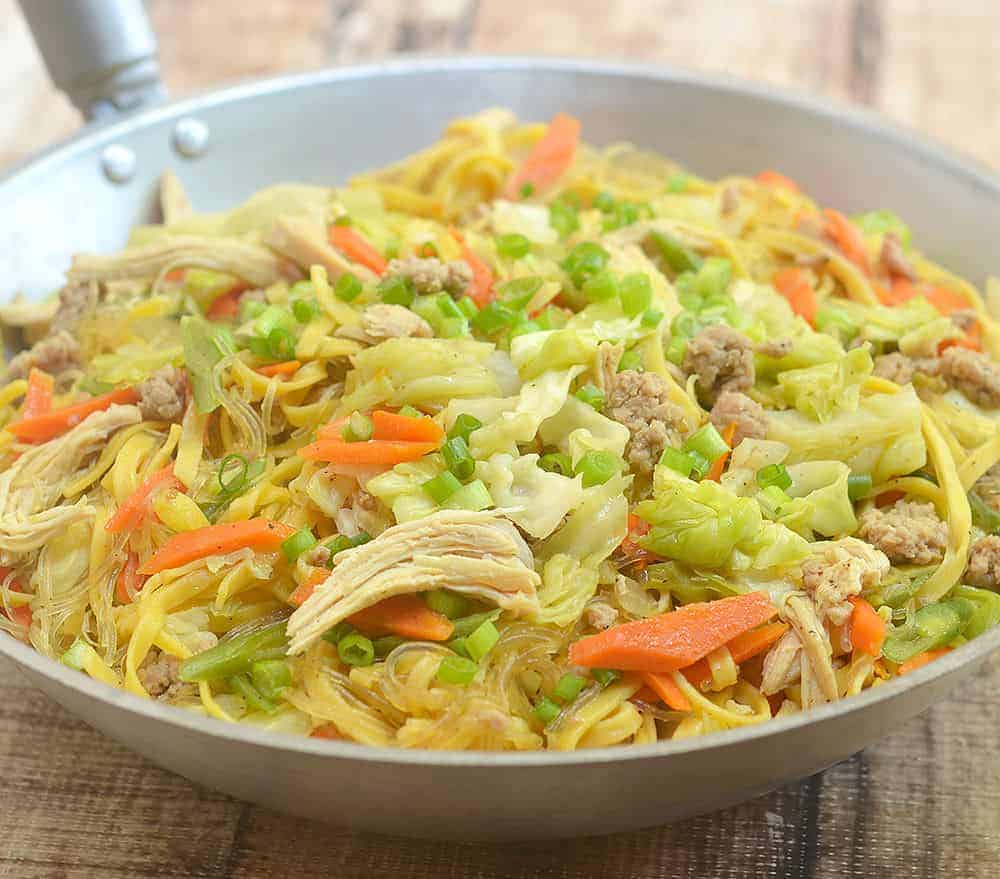 自制Pancit Langlang是一个美味的，丰盛，美味的菜肴，适合家庭晚餐或特殊聚会。GydF4y2Ba